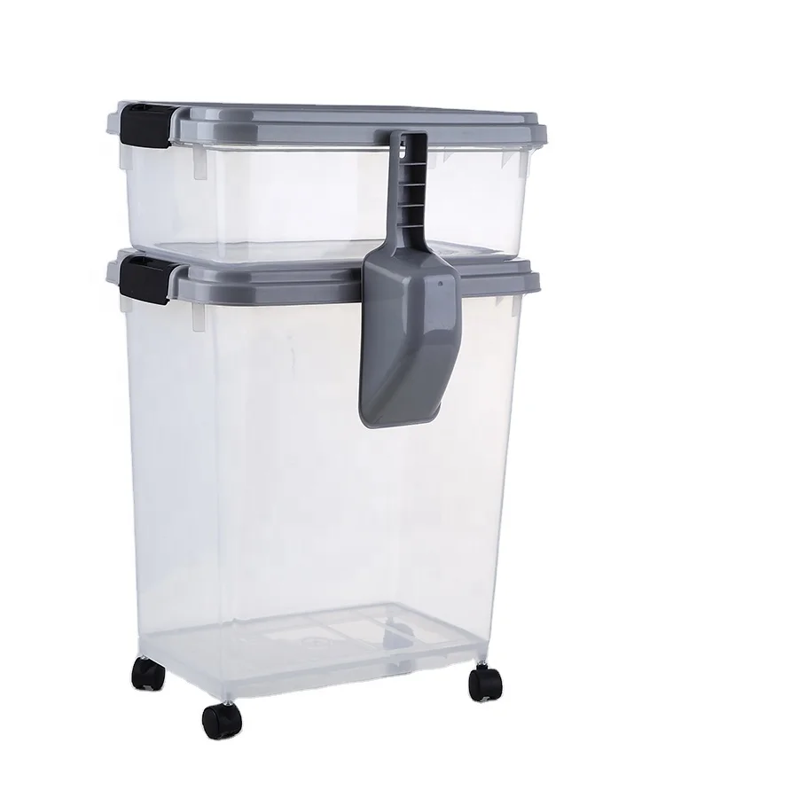 STROBIGO Grain Sealed Storage Tank Cat Food Storage Box Sealed Moisture-Proof Bucket