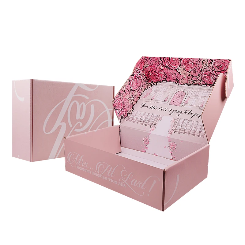 Wholesale Customized Wedding Gift Packaging Corrugated Paper Boxes