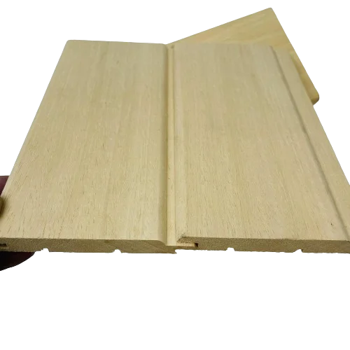 Real African solid wood ayous wood for sauna house