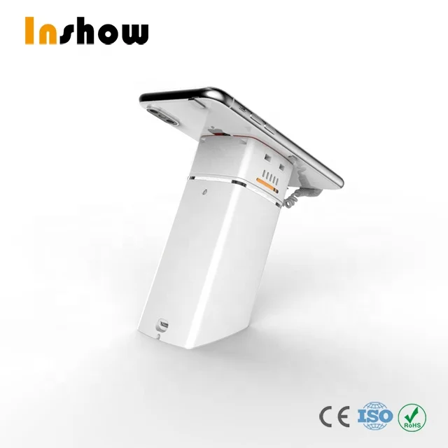 INSHOW Universal mobile phone charge base  with light anti theft holder smartphone
