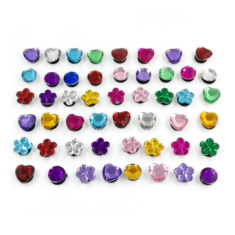 1pcs Crystal Shoe Charms High Quantity Room Decor Shoes 80s Shoes Charms