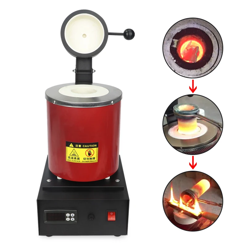 Mini gold melting furnace 1400W Gold Melting Furnace Gold melting furnace for sale