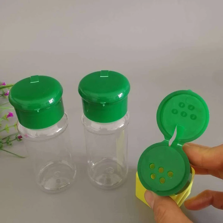 Plastic Seasoning PET Salt Pepper bottles cute Condiment Bottle for pepper