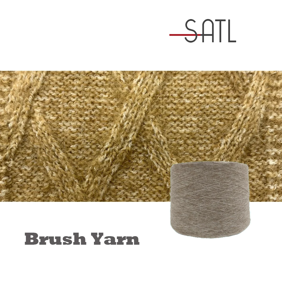 Yarn Wholesale 1/12.5NM  54% Recycle Polyester 20% Acrylic 10% Alpaca 10% Wool 6% Elastane Blended Yarn With Sustainable Idea