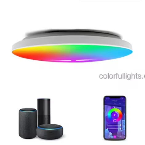 smart home lights Easy Installation fan Lighting Tuya Smart LED Ceiling Light 24W HomeKit Work with Google Assistant Alexa Indo