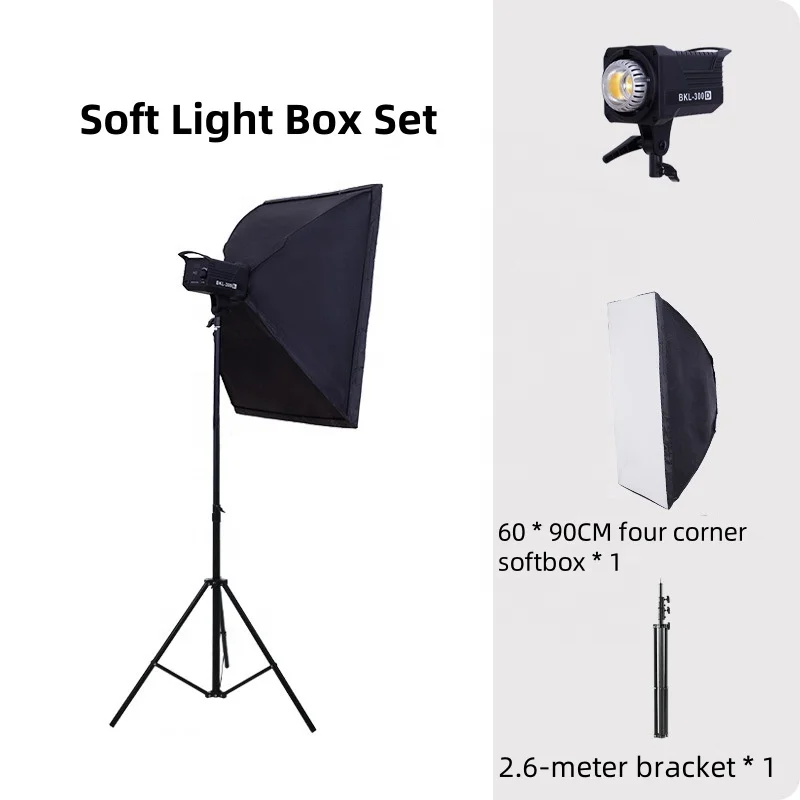 Hot selling live streaming light 300W same brand photography constant light video shooting tiktok Photo  fill light Customized