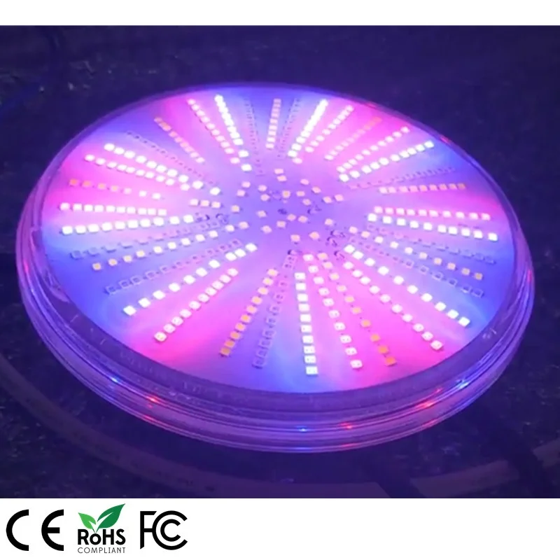 RGBW IP68 12V par56 36W LED Подводный плоский бассейн освещение для плавания