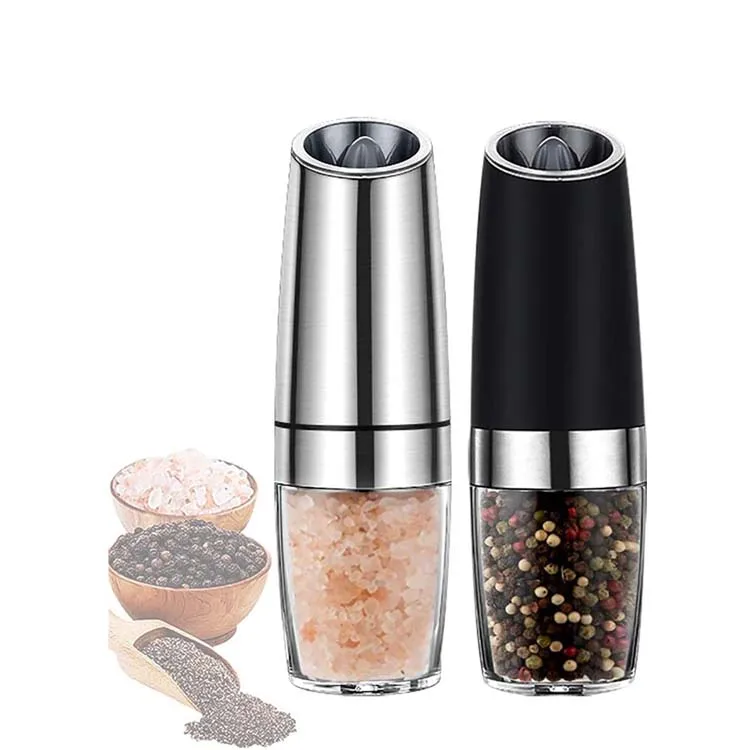 Gravity Electric Salt mill handheld battery operate pepper grinder spice grinder pepper mill