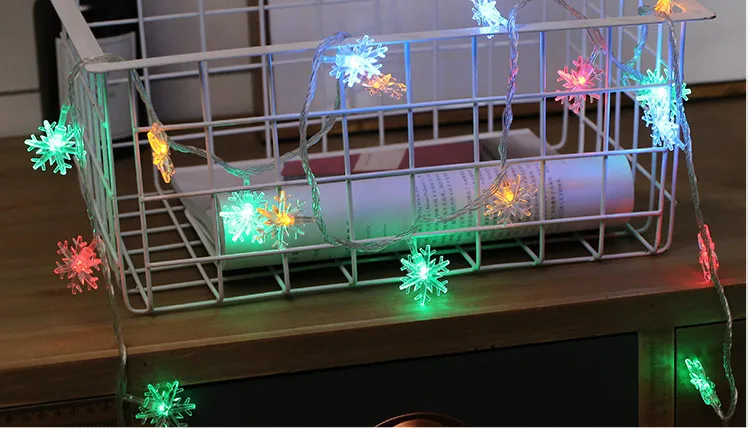 Лидер продаж Рождественские огни праздничные украшения уличные водонепроницаемые снежные гирлянды