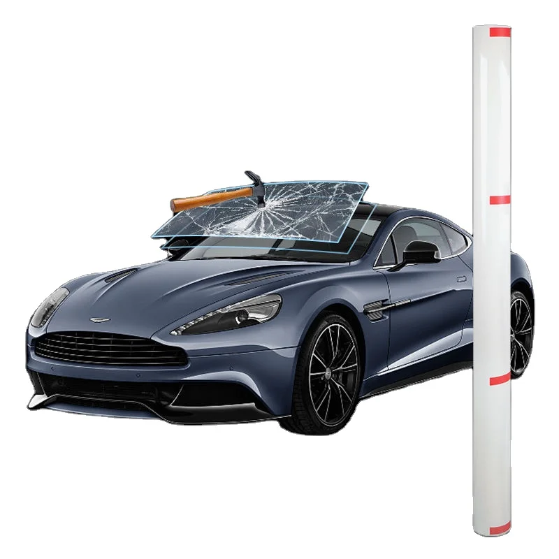Windshield Protection Film Ppf Window Shield High Definition TPU High Clear Anti Scratch 6.5mil Body Self-adhesive TPU