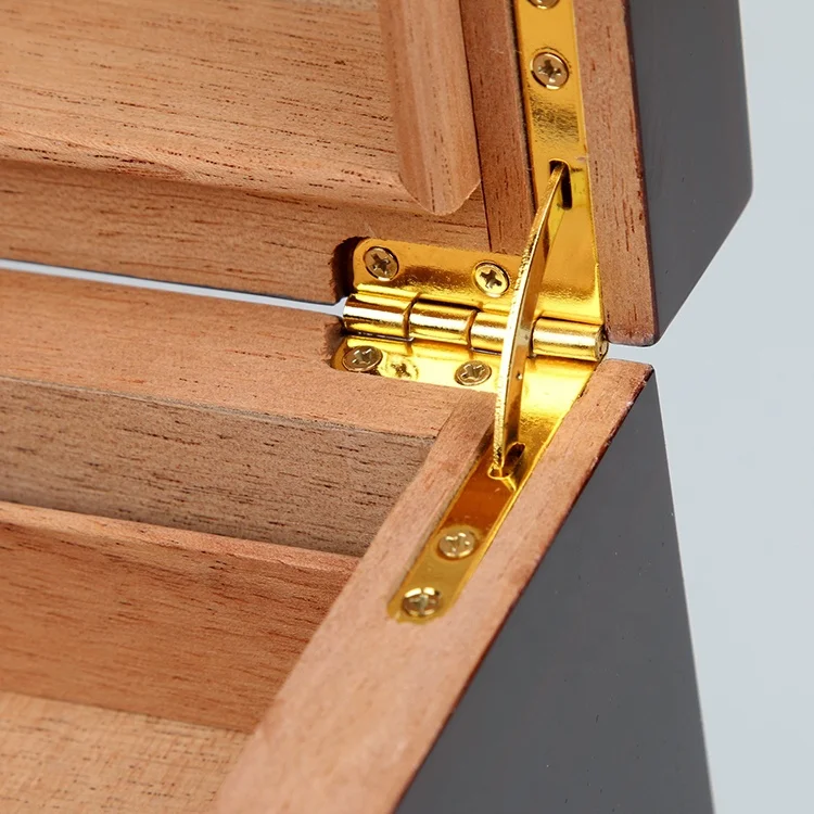 FHbiz Custom Luxury Wooden Brand Cigar Box for 50 Cigar storage