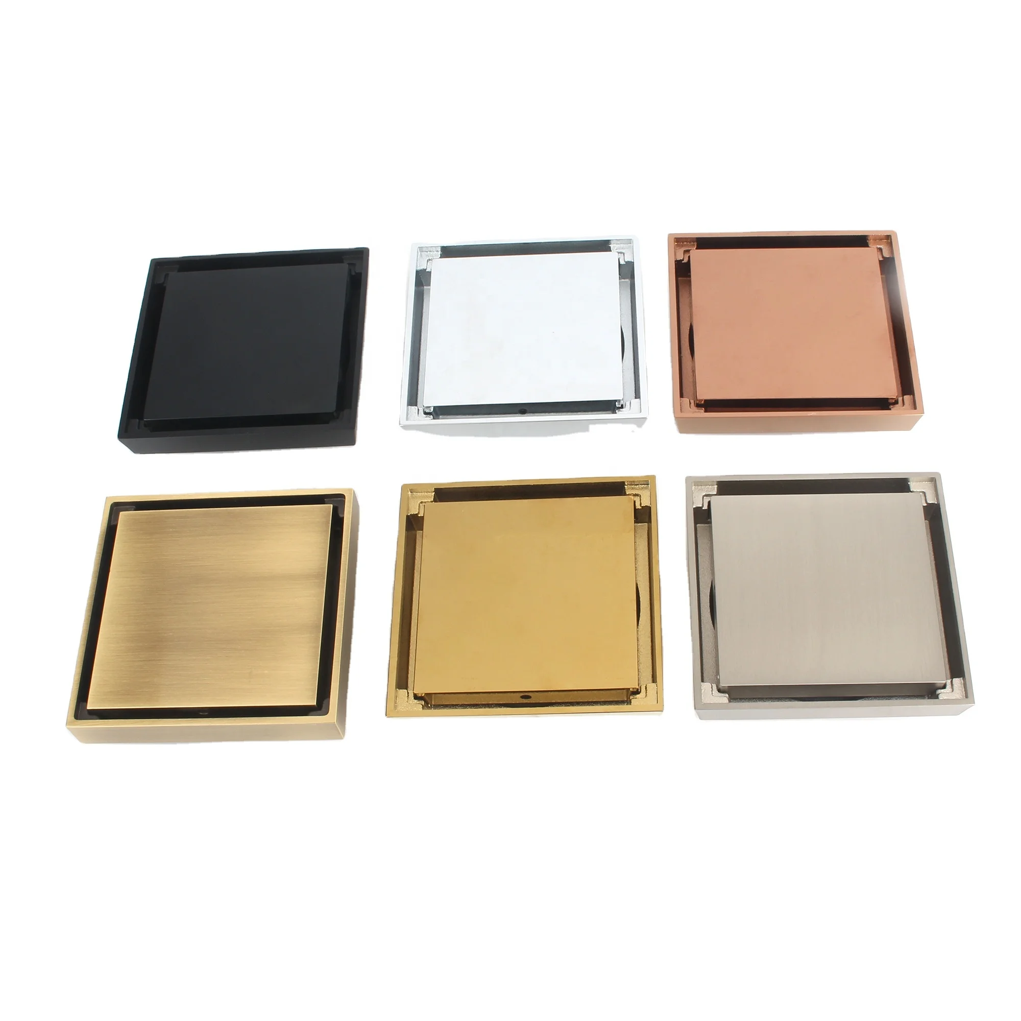 Floor Drain Drain Anti-odor Shower Drain Stainless Steel Durability Anti Clogging Bathroom SS304 4inch 5inch 6inch Color Box ISO