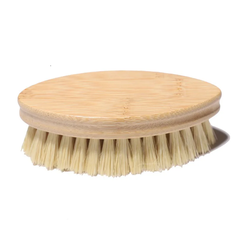 Natural Vegetable Fruit Brushes Wooden Cleaning Brush