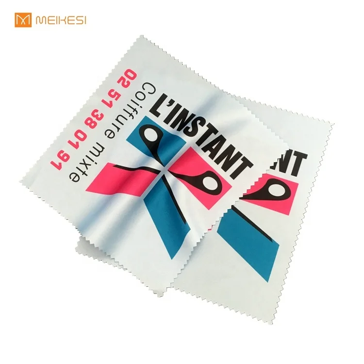 Custom Logo Microfiber Eyeglasses Cleaning Cloth