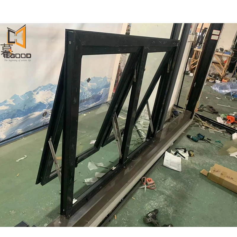 Classic Aluminum Impact Awning Casement windows With Good Ventilation