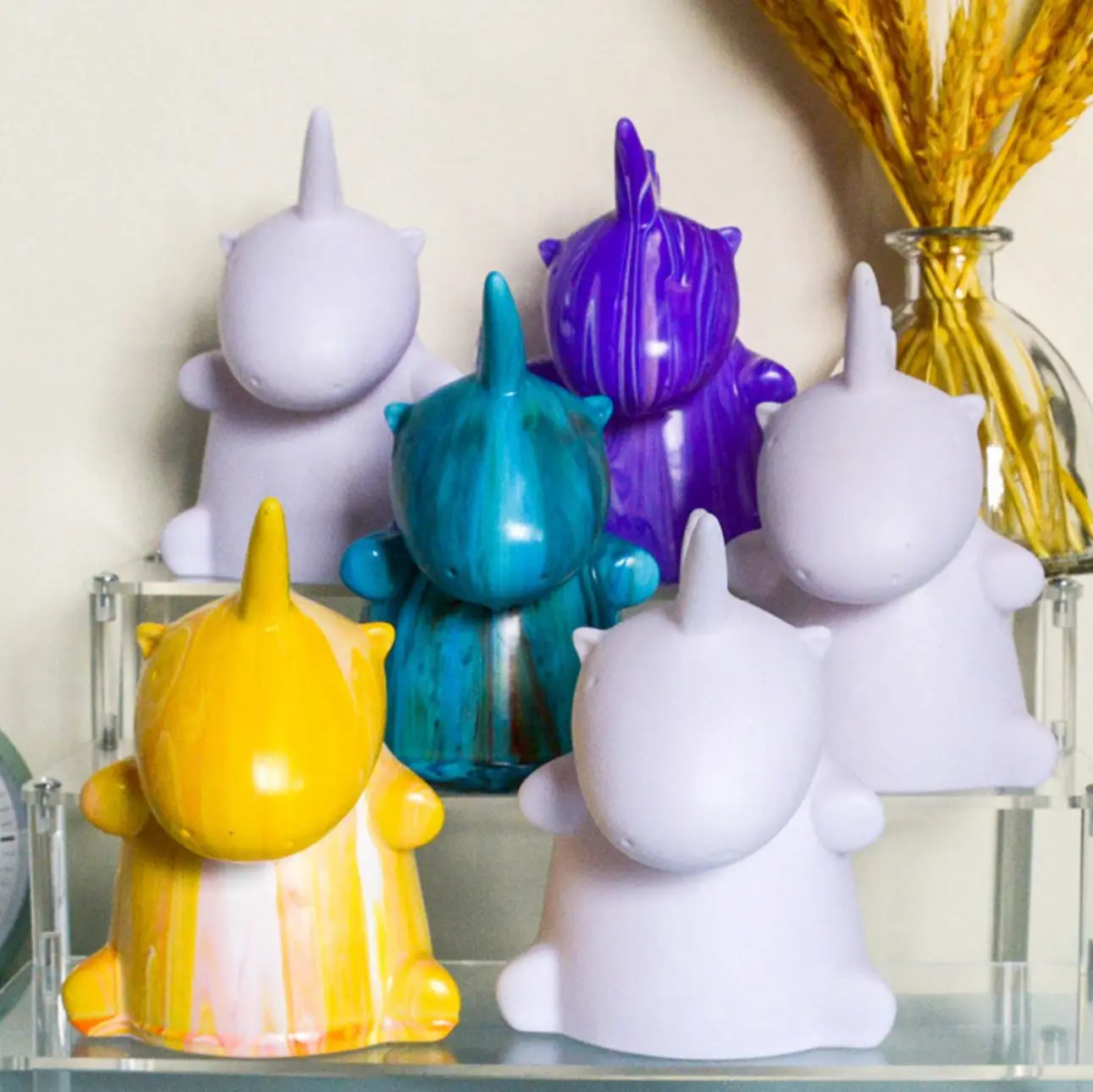 Wholesales Soft Pvc Diy White Dinosaur Paint Art Fluid For Kids And Adult