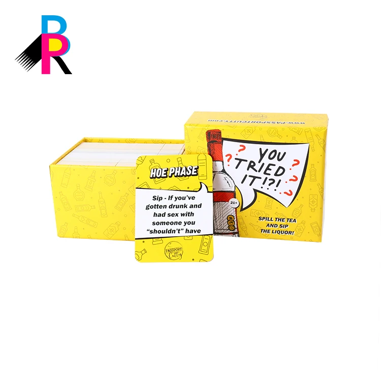 Бумажные Детские карточки с принтом игральных карт на заказ