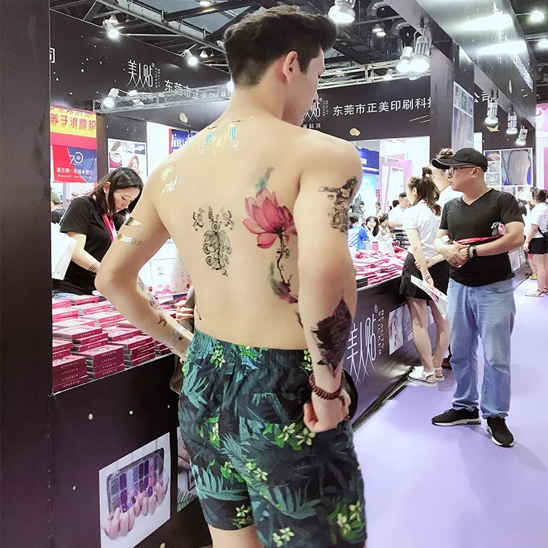 Wholesaler Sexy Full Arm Temporary Tattoo Stickers Pantyhose Tattoo