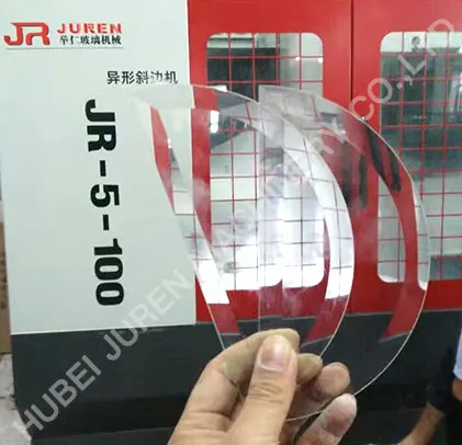 5 Axis CNC Glass Processing Machinery Working Center Automatic Bevel Shaped Beveling