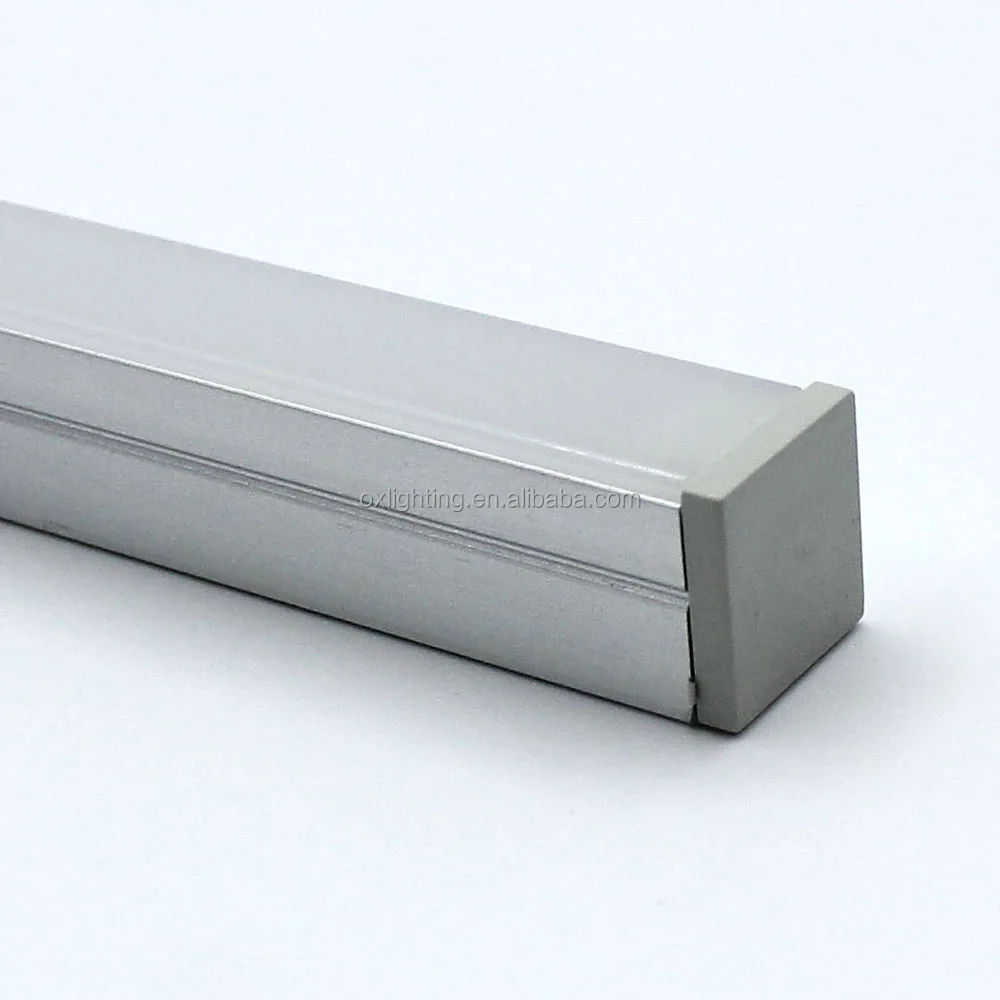 Recessed Led Aluminum Profile 8mm Pc Cover Recessed Led Profile With Light