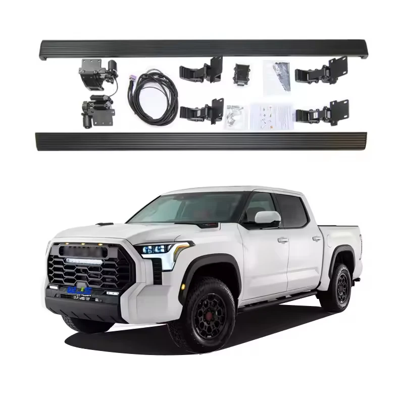 Automatic Electric Power Side Step Running Board For Truks Toyota Hilux Vigo Footboard Tacoma Factory Price Dodge Ram  Ford F150