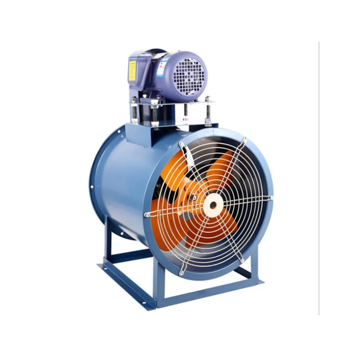2.5A Industrial ducts MOTOR top axial flow fan for discharge high temperature or damp proof gas with belt driven