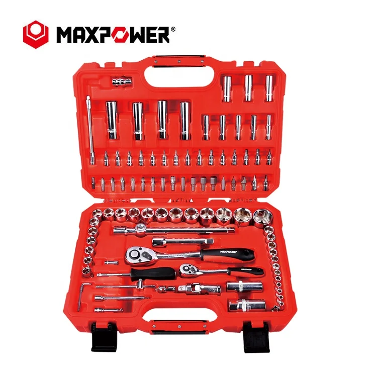Maxpower Hand Tool Kit 94pcs professional mechanic tool set for Auto Repair