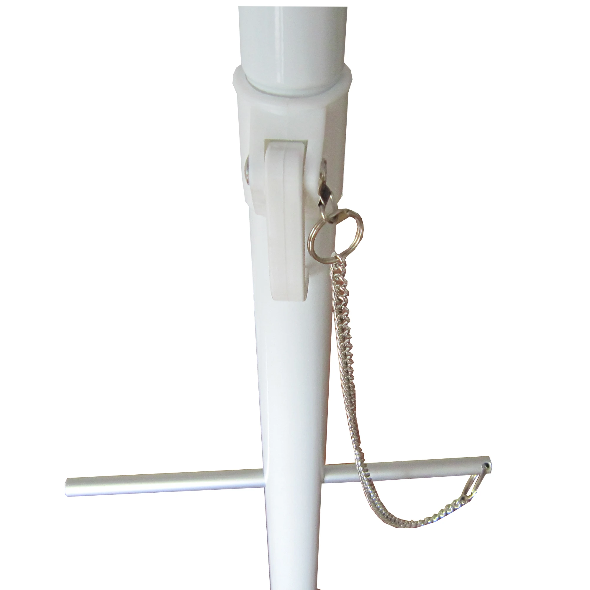 stripe color Tassel beach umbrella with screw end