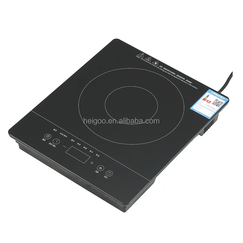 Portable & built in small single cooktops electrical cookstove electric induction cooker ceramic glass top flat burner  home use