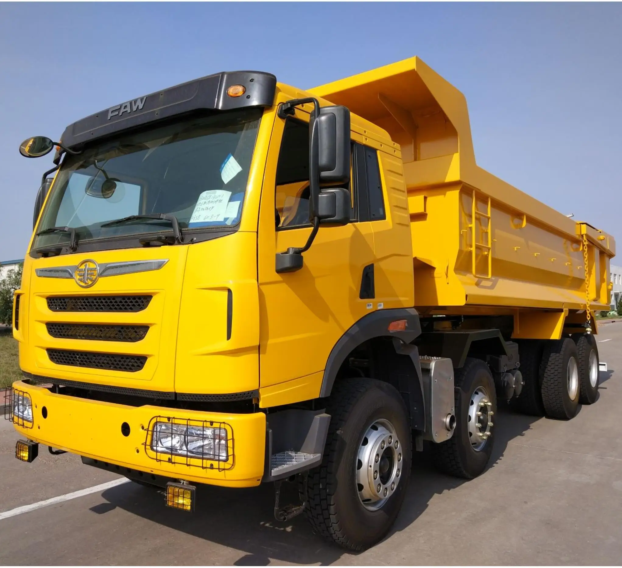 FAW 8X4 12 колес самосвал 380HP двигателя 25 тонн ~ 40T нагрузки HARDOX доски.