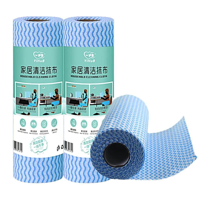 Влажная и сухая салфетка двойного назначения, многофункциональная Нетканая ткань, одноразовые салфетки для уборки кухни