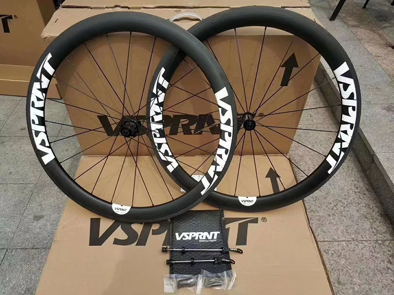  Колесо ZOYOSPORTS 700C углеродное бескамерное готовое черное горное колесо T700 высокотемпературная Резина углеродный V8 V-Brake велосипедная колесная