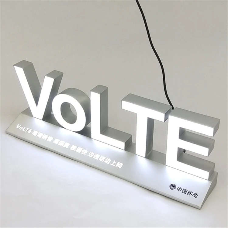 New Arrival ABS mould led Light Box table led sign for chain brand shops
