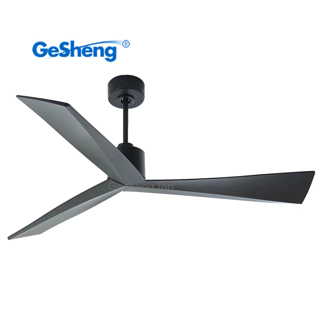 Modern 52-Inch Ceiling Fan with Solid Wood Blade and Remote Control for Household Fan Ceiling