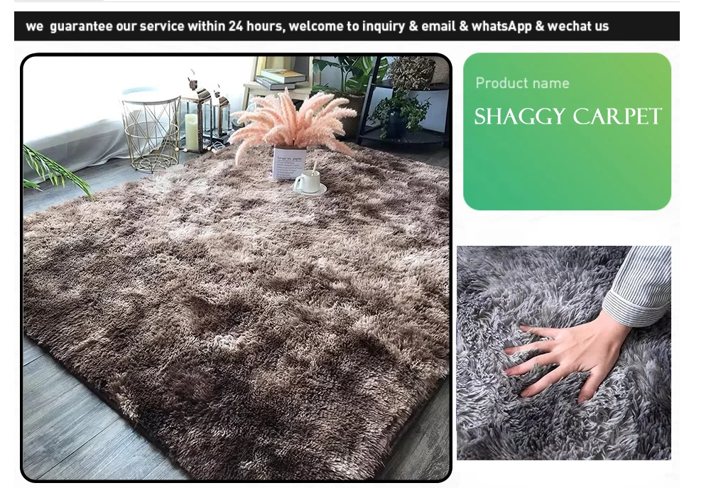 Tian jin Mode More custom living room bedroom bedside carpets home  color thickened rectangular rugs shaggy rug