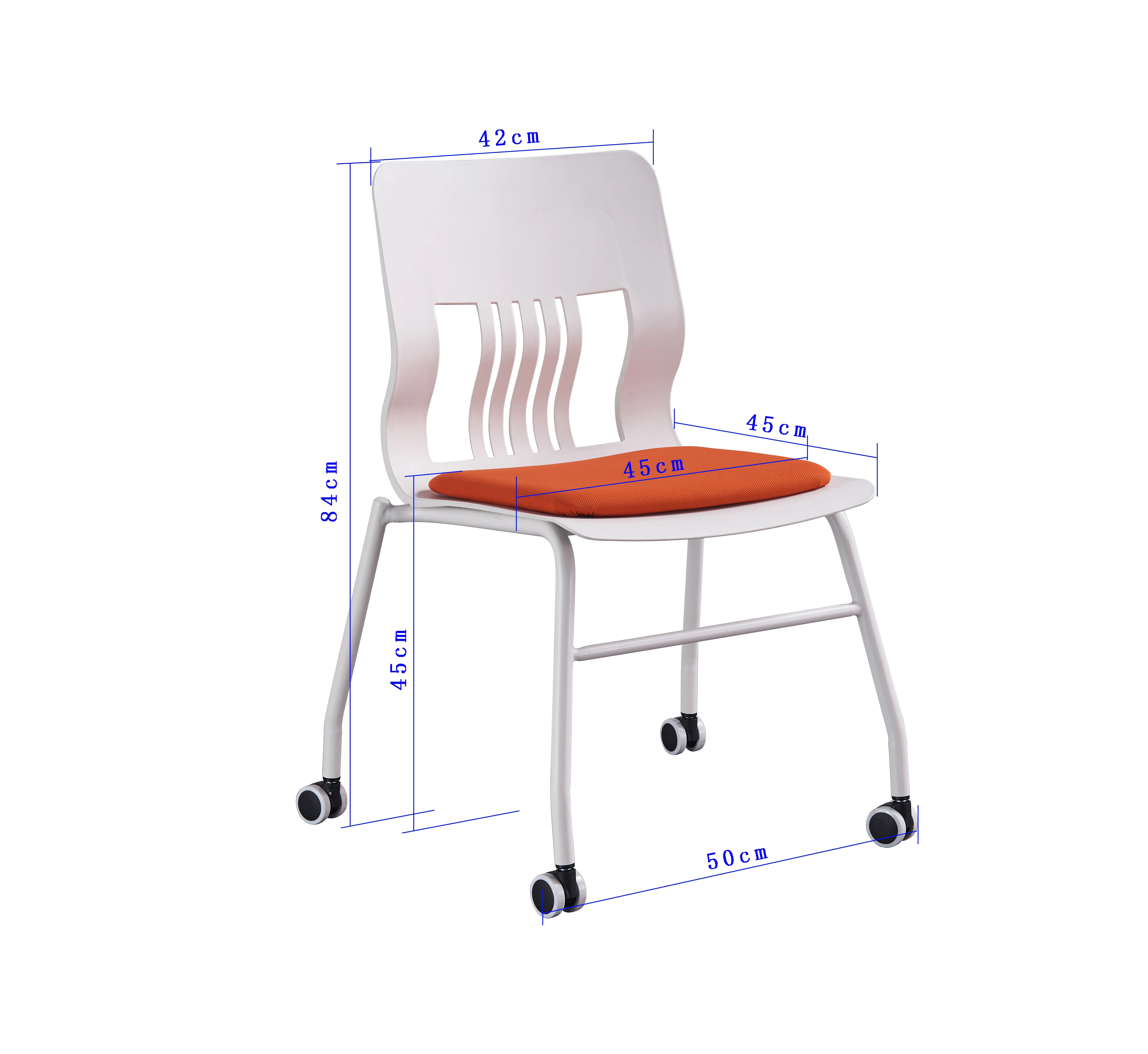 Hot sale new simple modern style conference chair training chair office chair with wheels