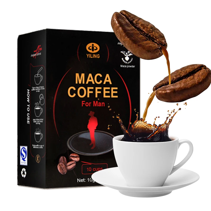 Yiling OEM Maca Man Power Energy Instant Coffee Custom moca x power coffee for men