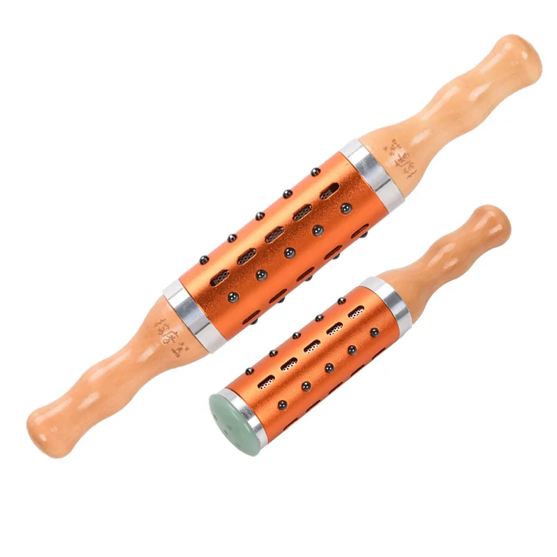 Moxa Roller Copper Moxa Stick Heating Acupuncture Point Therapy  Moxibustion Massage  Burner Stick With Double Handle