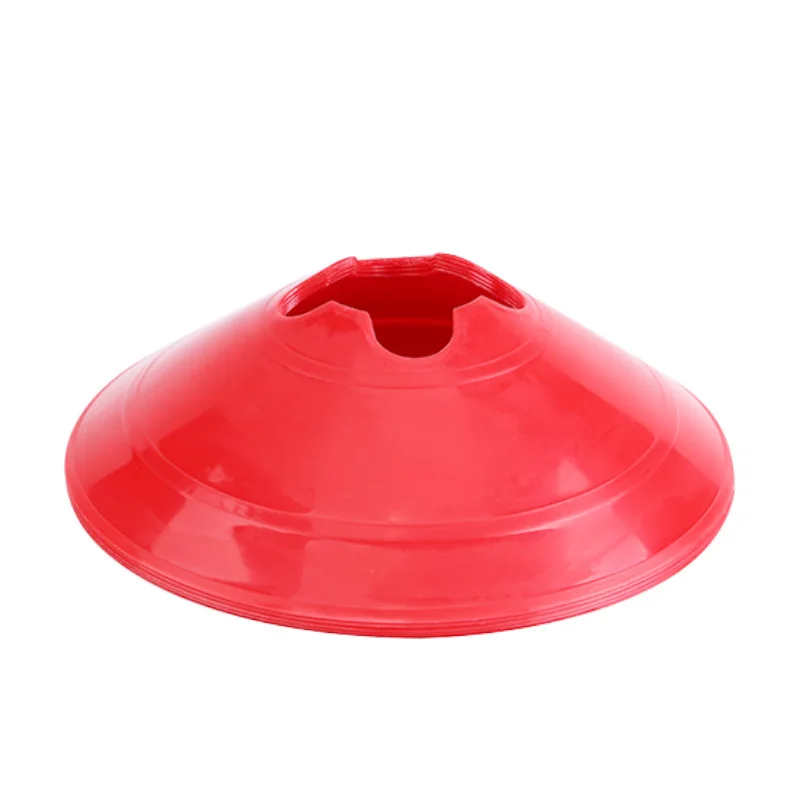 19*5 cm universal portable round multi color PE plastic soccer sports equipment football disc cone speed agility training marker