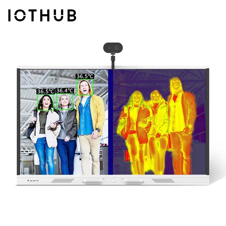  IOTHUB Обнаружение температуры человеческого тела обнаружение обнаружения лицевой Ip-изображение Ai тепловая