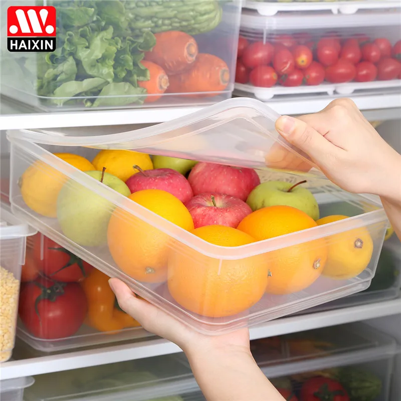 
Haixin New Trend Large Capacity Eco Friendly 8L Rectangular Food Containers Plastic 