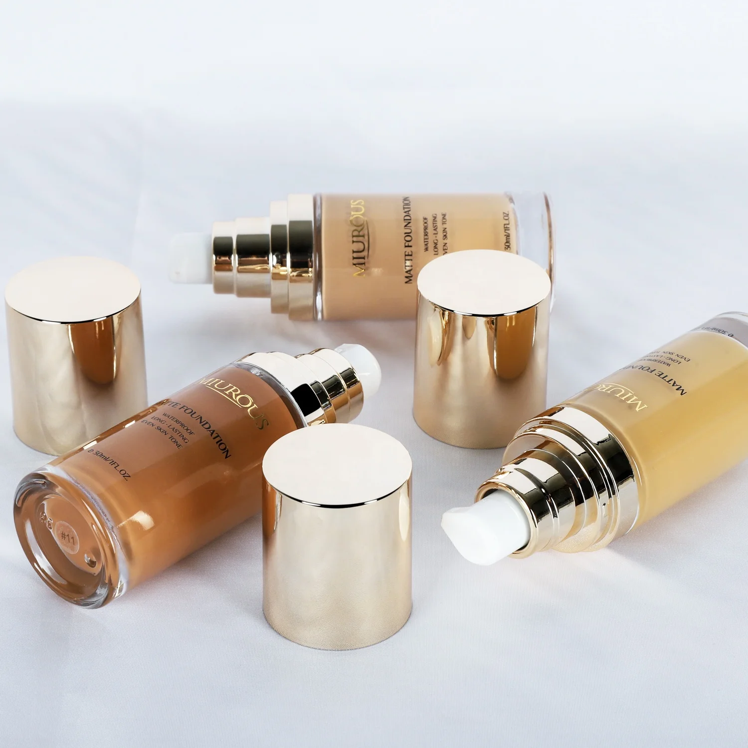 Wholesale Free Foundation Samples Fonds De Teint 24 Hours Double Wear Moisturizing Foundation Spray High Coverage For Makeup