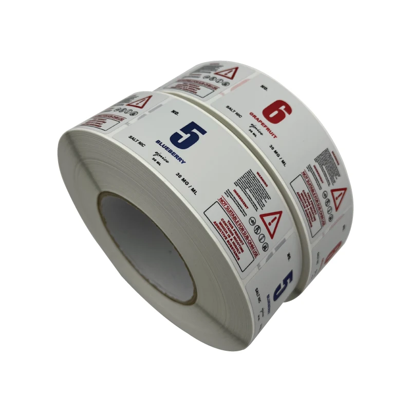 OEM Custom Waterproof Plastic Bottle Adhesive Sticker Label Printing