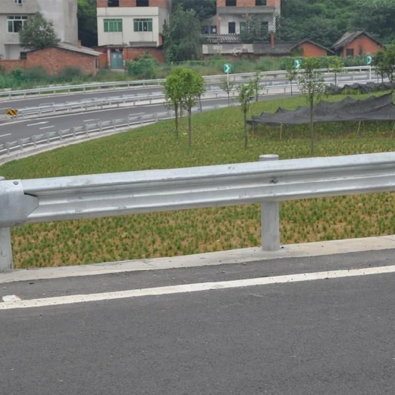 Highway Steel Guardrail China Manufacturer Crash Barrier For Highway W Beam Guardrail