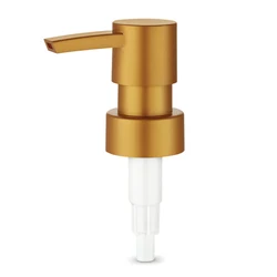 1cc/2cc China made quality bathroom accessories zinc alloy metal brushed gold lotion pump 28mm