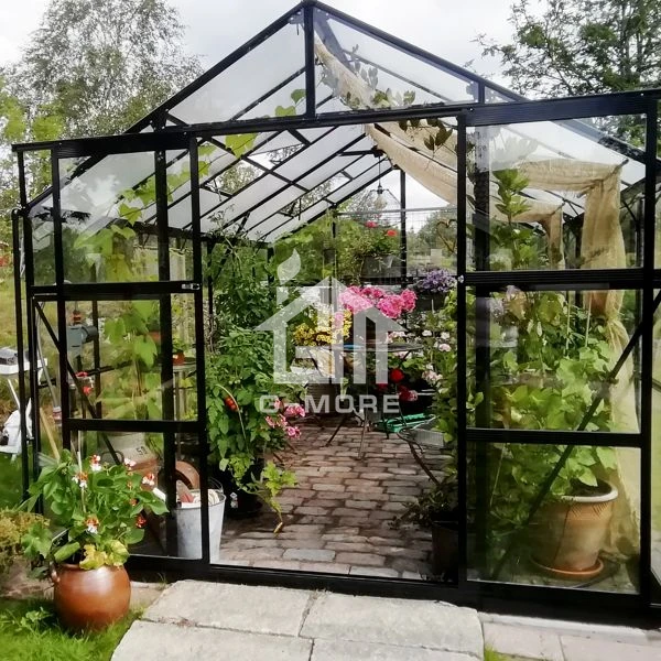 G-More Elegant Classic 8 FT x 24 FT Aluminium Garden Greenhouse Glasshouse