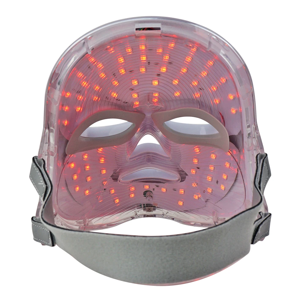 Rechargeable Facial Beauty Red Blue 7 Colors LED Photo Rejuvenation Therapy Face Skin Mask Device