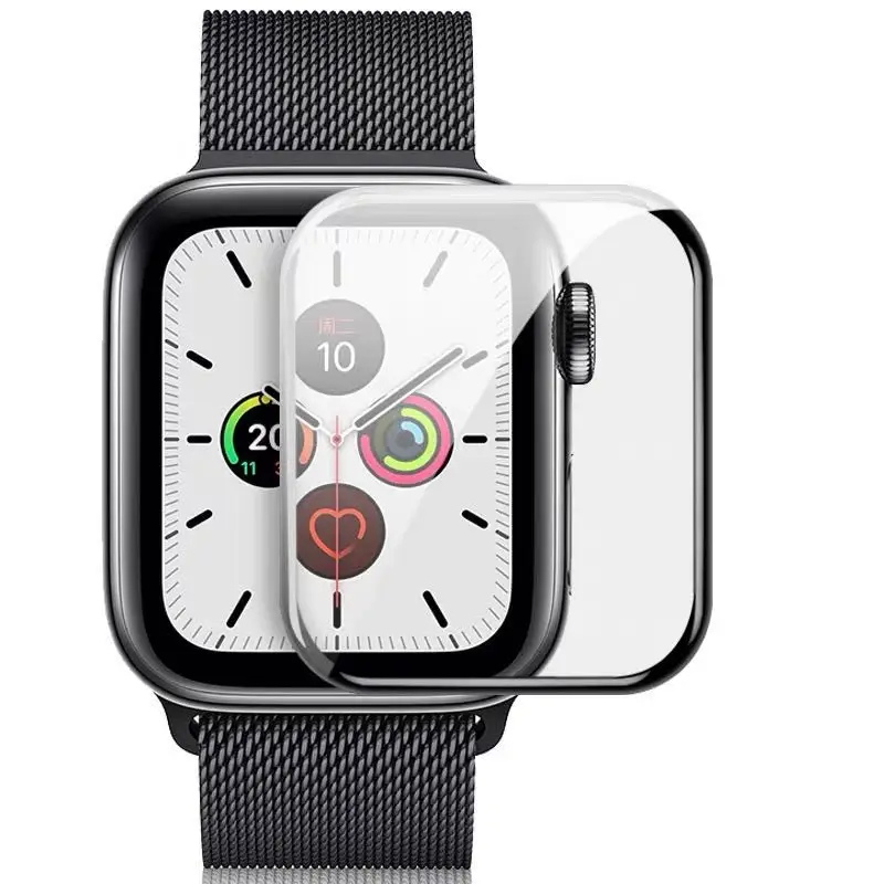  2.5d 3d 9h прозрачное закаленное стекло для смарт-часов Защита экрана apple watch 38 мм 40 42 44