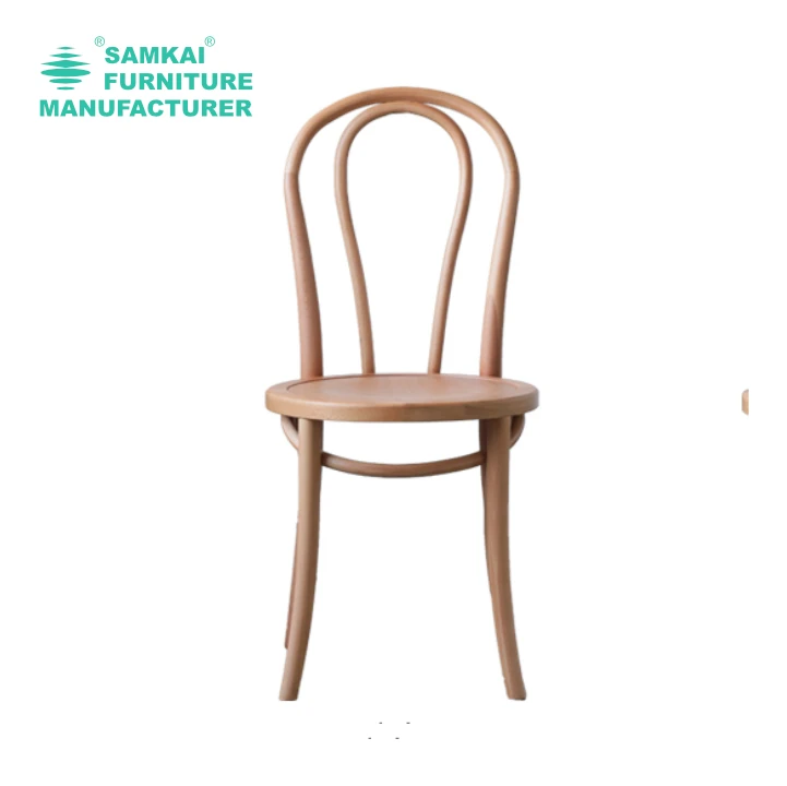 Coffee Chair Restaurant Furniture Cafe Restaurant Thonet Chair Wood Sk-yhy-p001factory Wholesale Classic Solid Modern 10 Pcs