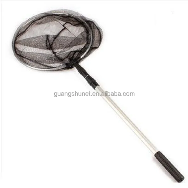 Aluminum alloy hanging glue nylon carbon fiber landing net stainless steel landing net fish landing net aluminium